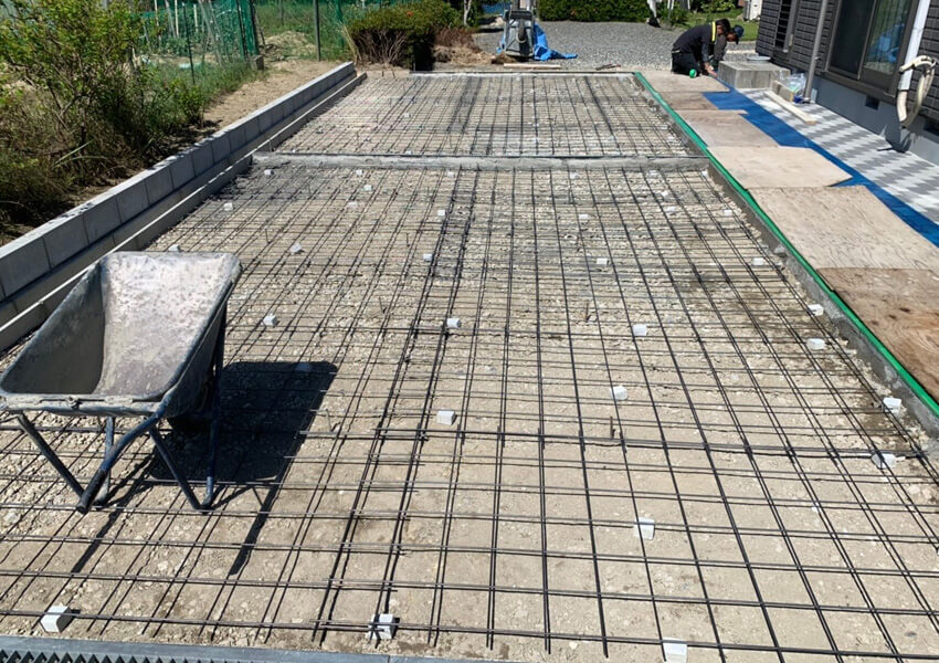 桑名市 土間下地