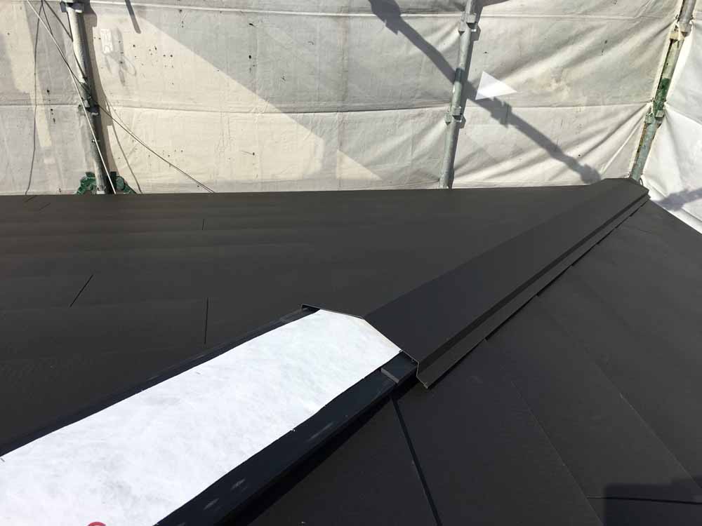 桑名市 棟板金施工