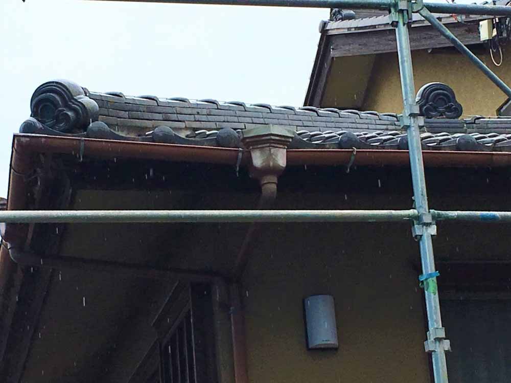 桑名市・I様邸 既存雨樋の状態