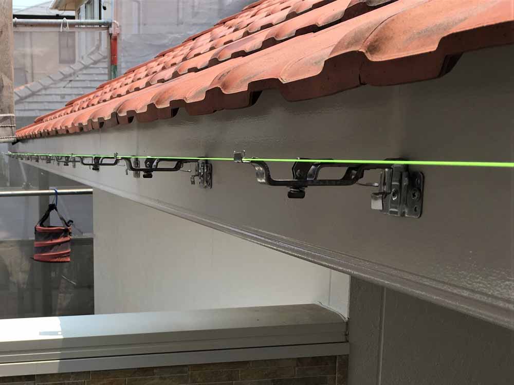 桑名市・K様邸 軒金具取付